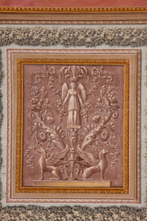 Palermo, Palazzo Reale o Palazzo dei Normanni, Appartamento Reale, Sala Gialla: particolare dei