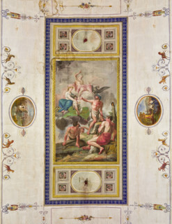 Palermo, Palazzo Reale o Palazzo dei Normanni, Appartamento Reale, Sala Rossa, la volta: "Apoteosi