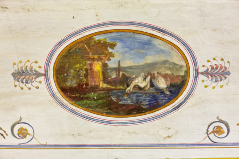 Palermo, Palazzo Reale o Palazzo dei Normanni, Appartamento Reale, Sala Rossa, la volta:
