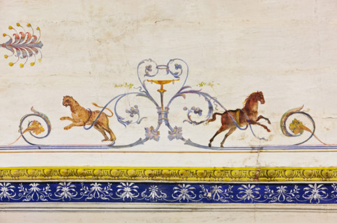 Palermo, Palazzo Reale o Palazzo dei Normanni, Appartamento Reale, Sala Rossa, la volta: