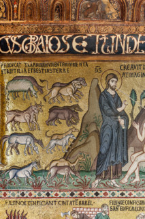 Palermo, Palazzo Reale o Palazzo dei Normanni,  Cappella Palatina (Basilica), ciclo di mosaici