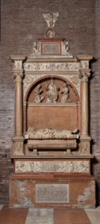 Modena, Duomo, interno, navata destra: monumento funerario dedicato a Francesco Molza; di