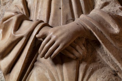 Modena, Duomo, interno, navata destra: monumento funerario dedicato a Francesco Molza; di