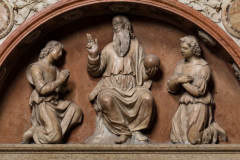 Modena, Duomo, interno, navata destra: monumento funerario dedicato a Francesco Molza; di