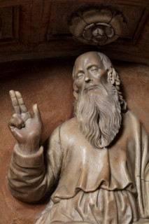 Modena, Duomo, interno, navata destra: monumento funerario dedicato a Francesco Molza; di