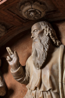 Modena, Duomo, interno, navata destra: monumento funerario dedicato a Francesco Molza; di