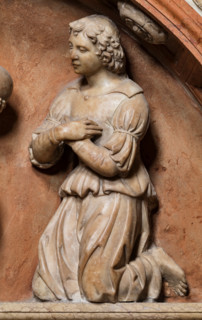Modena, Duomo, interno, navata destra: monumento funerario dedicato a Francesco Molza; di