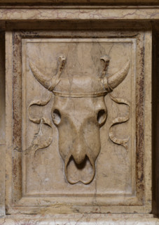 Modena, Duomo, interno, navata destra: monumento funerario dedicato a Francesco Molza; di