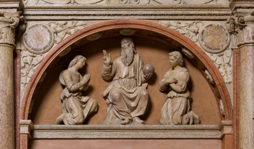 Modena, Duomo, interno, navata destra: monumento funerario dedicato a Francesco Molza; di