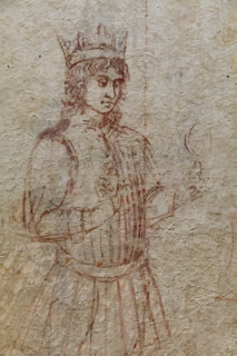 Pisa, Museo delle sinopie:
“Adorazione dei Magi”, sinopia di Benozzo Gozzoli, preparatoria agli