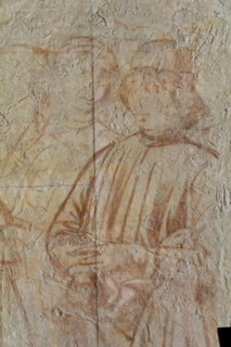 Pisa, Museo delle sinopie:
“La regina di Saba davanti a Salomone”, sinopia di Benozzo Gozzoli,