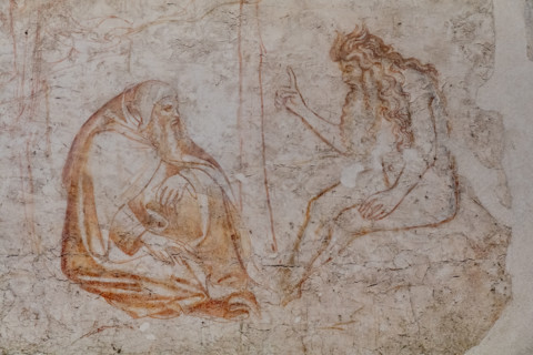 Pisa, Museo delle sinopie: “Tebaide”,
storie degli Eremiti e dei Santi Padri ispirate alla “Vitae
