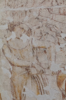 Pisa, Museo delle sinopie:
“Giudizio universale”.  Sinopia preparatoria degli affreschi di