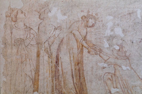 Pisa, Museo delle sinopie:
“Giudizio Universale”.  Sinopia preparatoria degli affreschi di