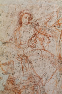 Pisa, Museo delle sinopie: ”Trionfo della Morte”, sinopia preparatoria agli affreschi di Buonamico
