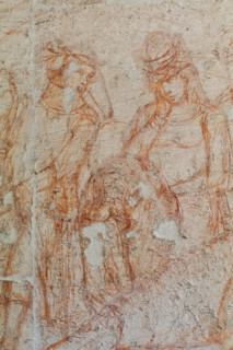 Pisa, Museo delle sinopie: ”Trionfo della Morte”, sinopia preparatoria agli affreschi di Buonamico