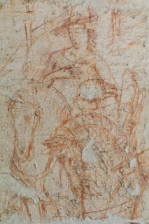 Pisa, Museo delle sinopie: ”Trionfo della Morte”, sinopia preparatoria agli affreschi di Buonamico