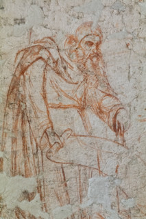 Pisa, Museo delle sinopie: ”Trionfo della Morte”, sinopia preparatoria agli affreschi di Buonamico
