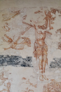 Pisa, Museo delle sinopie:  sinopia preparatoria dell’affresco “Crocifissione”, di Francesco Traini