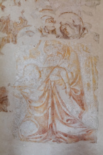 Pisa, Museo delle sinopie:  sinopia preparatoria dell’affresco “Crocifissione”, di Francesco Traini