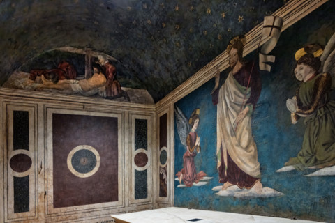 Il Tempietto del Santo Sepolcro, monumento funebre di Firenze, conservato nella cappella del Santo