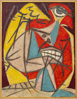 Collezione Assicoop Unipol, inv. n° 884: 
Enrico Prampolini (1894-1956); “Cassandra 1945”, olio su