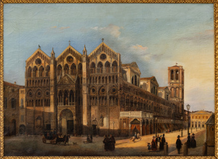 Collezione Assicoop Unipol, inv. n°  887: 
Chittò Giuseppe Barucchi (1816-1900); “Il Duomo di