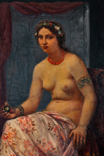 Collezione Assicoop Unipol, inv. n° 888: 
Achille Funi (1890-1972); “La Maga Circe” ; olio su