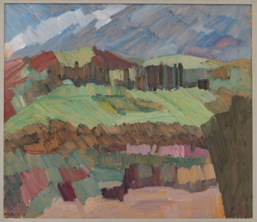 Collezione Assicoop Unipol, inv. n° 891: 
Mimì Quilici Bulzacchi (1903-1990); “Paesaggio”, olio su