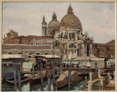 Collezione Assicoop Unipol, inv. n° 912: 
Casimiro Jodi (1886-1948); “Veduta di Venezia”, olio su