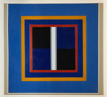 Collezione Assicoop Unipol, inv. n° 970: 
Mauro Reggiani (1897 - 1980); “Composizione N° 2”, (olio