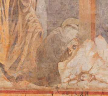 Assisi, Basilica superiore di San Francesco, transetto meridionale, parete est, Crocifissione: