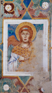Assisi, Basilica superiore di San Francesco, transetto meridionale, parete meridionale, archivolto
