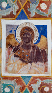 Assisi, Basilica superiore di San Francesco, transetto meridionale, parete meridionale, archivolto