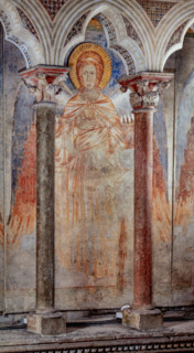 Assisi, Basilica superiore di San Francesco, transetto meridionale, parete ovest, registro mediano: