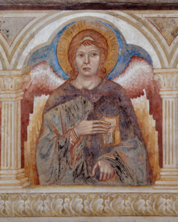 Assisi, Basilica superiore di San Francesco, transetto meridionale, parete ovest, registro mediano,