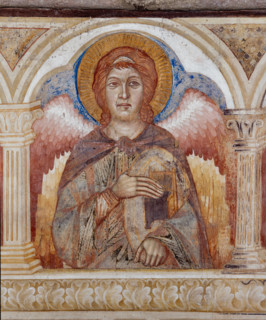 Assisi, Basilica superiore di San Francesco, transetto meridionale, parete ovest, registro mediano,