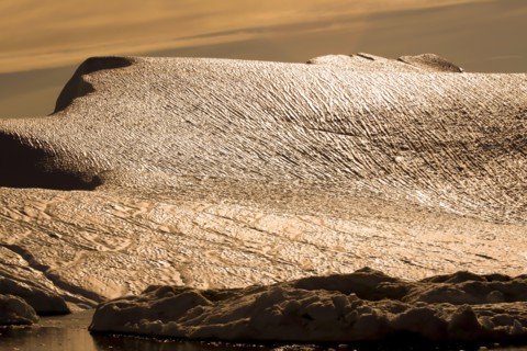 Detail from an iceberg in Greenland