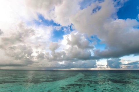 Sunrise in Filiteyo, Maldives