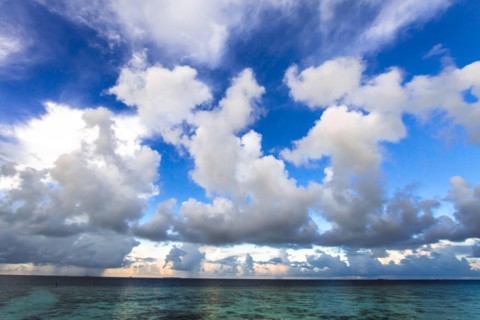 Sunrise in Filiteyo, Maldives