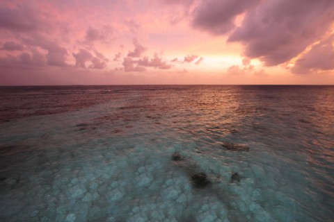 Sunset in Filiteyo, Maldives