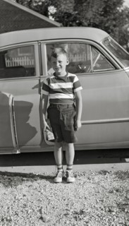 Young Boy First Day of School Portrait