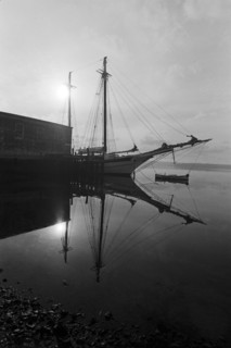 Docked Sailboat