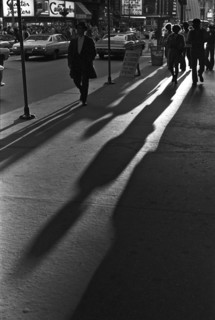 Streetscene and Shadows, Chicago, Illinois, USA