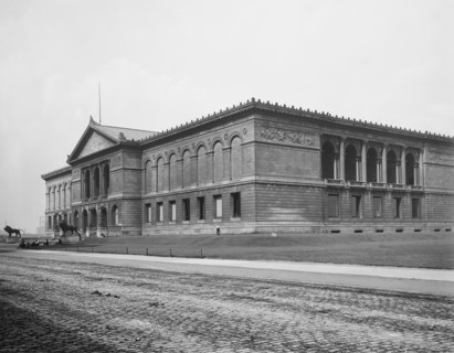 Art Institute, Chicago, Illinois, USA, Detroit Publishing Company, 1900