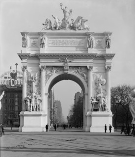 Dewey Arch, New York City, New York, USA, Detroit Publishing Company, 1900