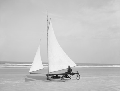 Beach Sailing, Ormond, Florida, USA, Detroit Publishing Company, 1903