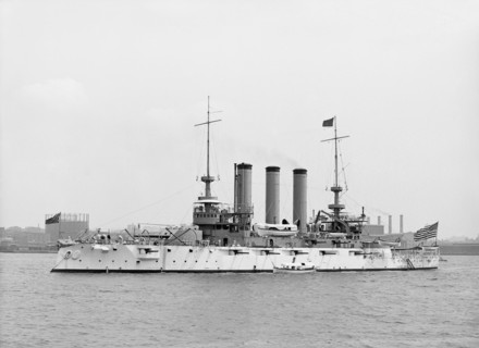 U.S.S. Maine, Broadside, Detroit Publishing Company, 1905