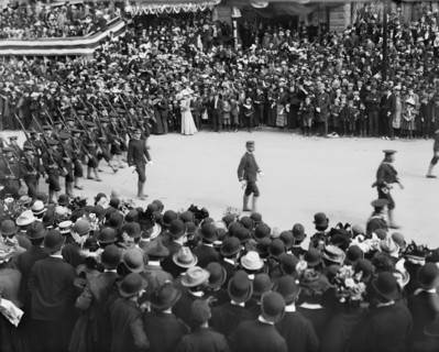 Military Parade in Honor of Admiral George Dewey, New York City, New York, USA, Detroit Publishing Company, 1899