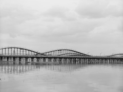 Roller Coaster and Boardwalk, Lake Erie Park and Casino, Toledo, Ohio, USA, Detroit Publishing Company, 1905